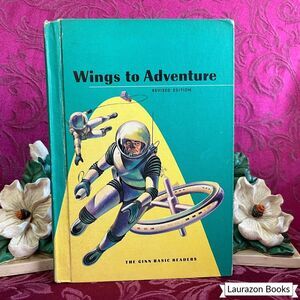 1961 Wings to Adventure by Russell, Gates, and Snedaker, Vintage School Book